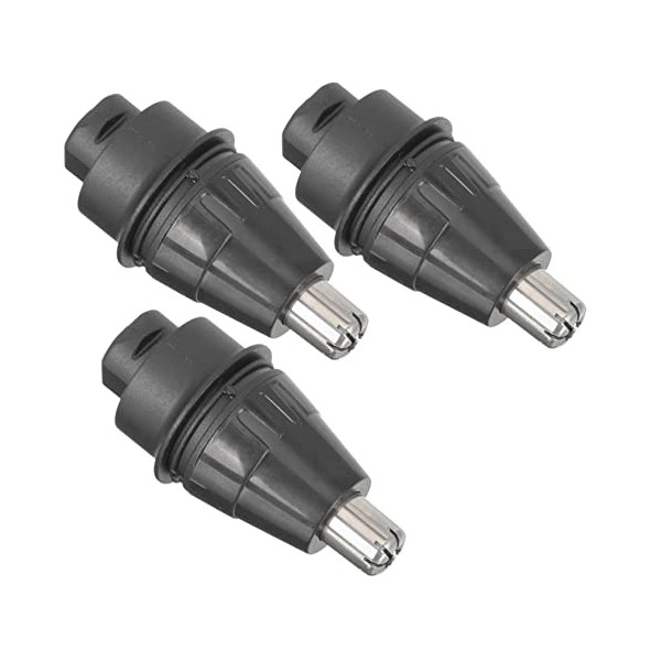 3pcs Replacement Nose Hair Trimmer Heads for Men Electric Nose