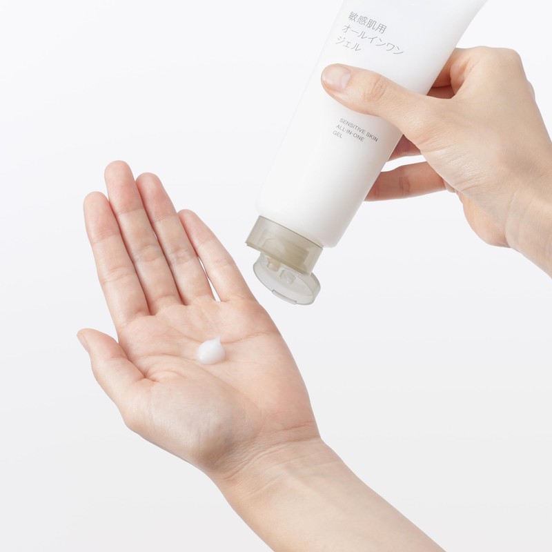 MUJI 84935404 All-in-One Gel for Sensitive Skin, 5.3 oz (150