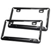 Anni License Plate Frame Set of 2 Stainless Steel Metallic