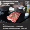 Thirteen Chefs Extra Large 24 x 18 Black Cutting Board,