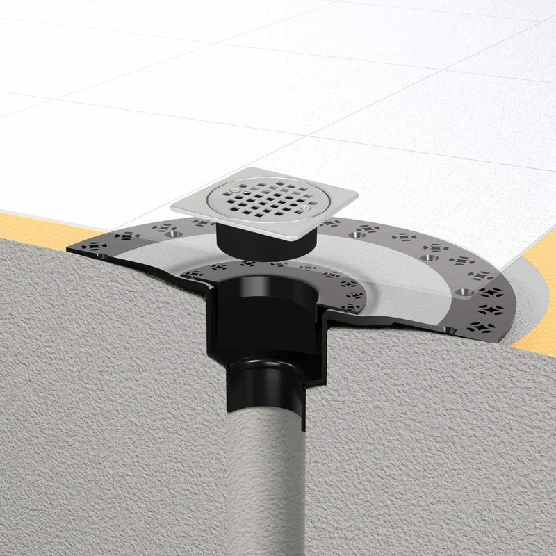 Uni-Green Shower Drain Kit 4” Compatible with Schluter Shower Pan