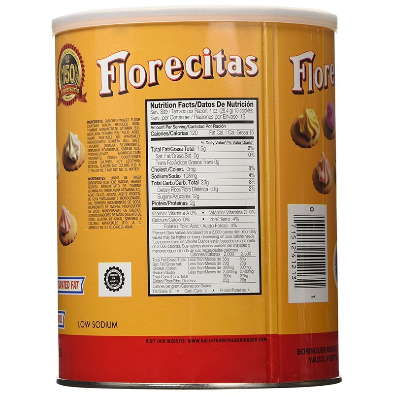 Florecitas Ice Gem Cookies by Royal Borinquen in Puerto Rico