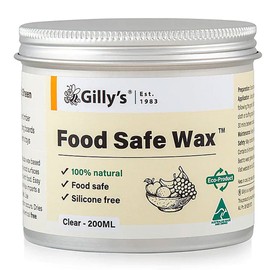 Gilly's Food Safe Wax - Clear, 100ml
