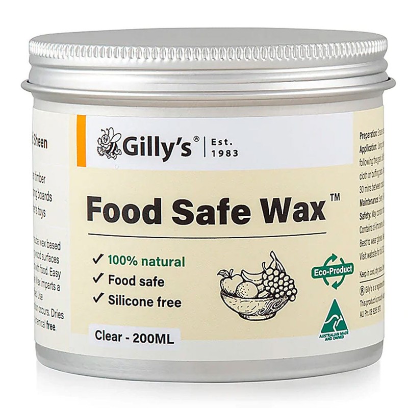 Gilly's Food Safe Wax - Clear, 100ml