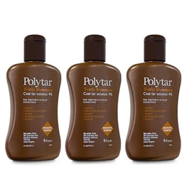 3P Polytar Scalp Coal Tar Shampoo 150ml x3