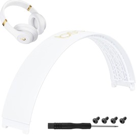 Studio 3 Headband Replacement Parts Accessories Arch Band Head Repair Kit Compatible with Beats Studio 3.0(Model a1914) / Studio 2.0 Wired/Wireless Headphones Top Headband. (White 2)