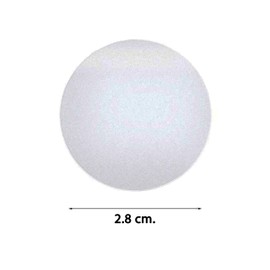 500 ETIQUETAS TRANSPARENTES POLIPROPILENO 2.8 CM. DIAMETRO ALTA RECISTENCIA Y ADHERENCIA