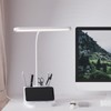 AXX White Desk Lamp for College Dorm Room, Cute, LED,