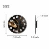 NOMEDOGYIM Cowboy Hat Wall Clock Battery Operated Cowboy Boots and