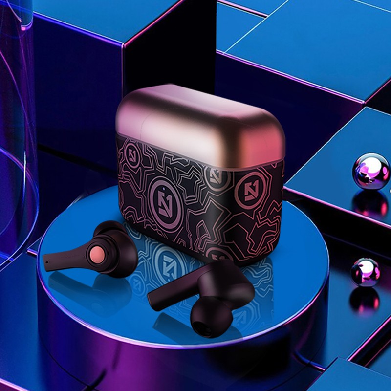 Graffiti Wireless Headphones Bluetooth 5.0 Earphone TWS HIFI In Ear