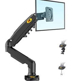 NB North Bayou Monitor Desk Mount Stand Full Motion Swivel Monitor Arm with Gas Spring for 17-30''Monitors(Within 4.4lbs to 19.8lbs) Computer Monitor Stand F80