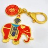 Isui Red Prosperity Elephant Amulet Keychain Purse Pendant Handbag Charm
