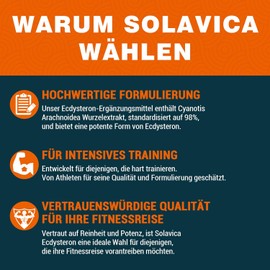 Beta-Ecdysterone Supplement 1200 mg per Serving - 1 Month Supply - 98% Ecdysterone with Highest Purity (Pack of 60)