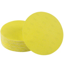 Selead Sandpaper 225 mm Velcro Durable Sanding Pads Pack of 25 Grit 80 Sanding Discs Perforated Sanding Sheets Round for Drywall Sanders Sanding Giraffe Ceiling Sander