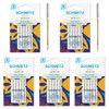 Schmetz Gold Titanium Embroidery Needles Size 90/14 130/705 H-ET Pack