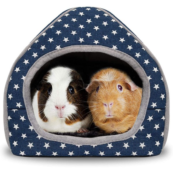 RANYPET Guinea Pig Bed Cave Cosy Hamster House Large Hiding
