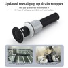 Ultimate Unicorn Black Waterfall Bathroom Faucet, 4 Inch Bathroom Sink