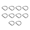 10pcs 316 Stainless Steel D Ring Semi Circular Welded D