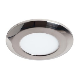 Armacost Lighting Wafer Thin Under Cabinet LED Puck Light, 2700K, Silver 204410