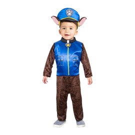 Fantasy Ruz, Disfraz Infantil para Toddlers Chase Modelo F11855-AZN1, Café, Talla 1 año, Licencia original Nickelodeon.