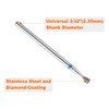 sourcing map 2pcs 120-140 Grits Diamond Grinding Bit 2.1/2.7mm Inverted