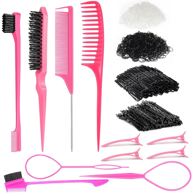 HEYMKGO Juego de Herramientas para Peinar el Cabello con 400Pcs