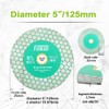 FACHLICH Diamond Tile Blade 5" 125mm for Cutting and Grinding