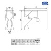 MM Suimoto Kisakusho SUS304 Stainless Steel Grating Clip GCI-2