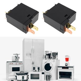 Be In Your Mind 2Pcs DU1PU 24VDC 4-Pin Power Relay 16A for Home Appliances Control Panels Fan Charging