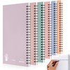 Lewtemi 6 Pack Small Left Handed Notebook 8"x5" Lefty Spiral