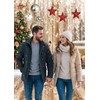 Dudaacvt 5x7Ft Christmas Backdrops for Photography Winter Snow Backdrop Rustic