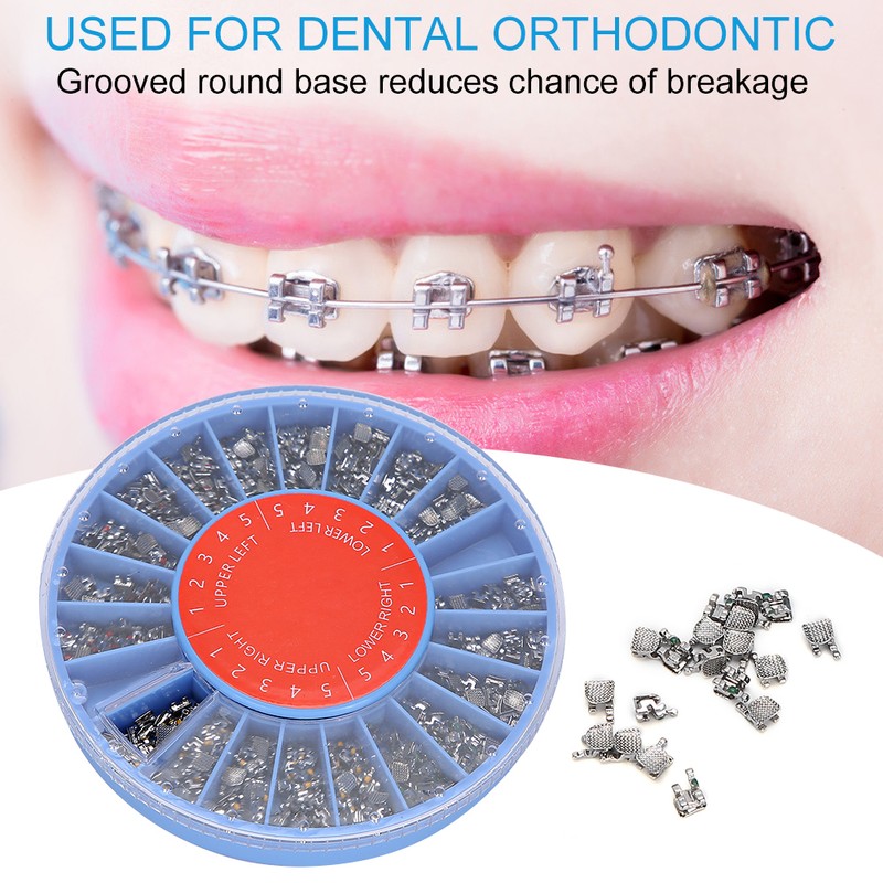 400pcs Dental Orthodontic Metal Brackets ROTH345 Hook Dental Orthodontic Supplies