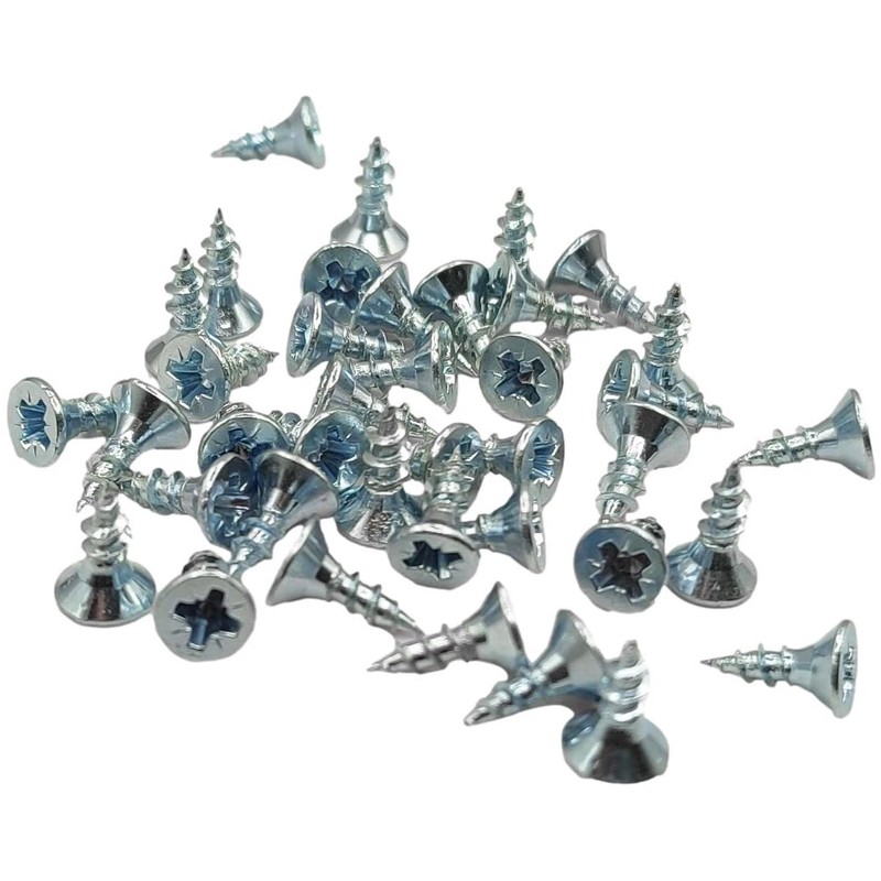 Box of 200pcs 10mm screws M3 Self-Tapping Wood Screw Zinc