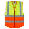 BeruStar Bs2801 High Visibility Vest 2-Colour Yellow / Orange with