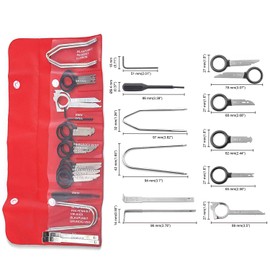 HFS (R) Professional Tooling Radio Removal Tool Kit Removal Keys Stereo Removal Tool Kit 20PCS