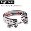 SPELAB 3.0" V-Band Cast Turbo Elbow Downpipe Adapter 304 Stainless