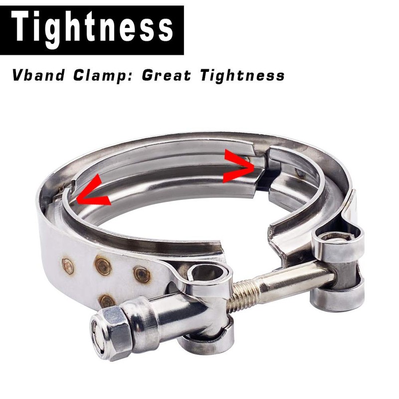 SPELAB 3.0" V-Band Cast Turbo Elbow Downpipe Adapter 304 Stainless