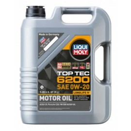 LIQUI MOLY Fully Synthetic 0W20 Top Tec 6200 Engine Oil (5 Liters) - Liqui Moly LM20238