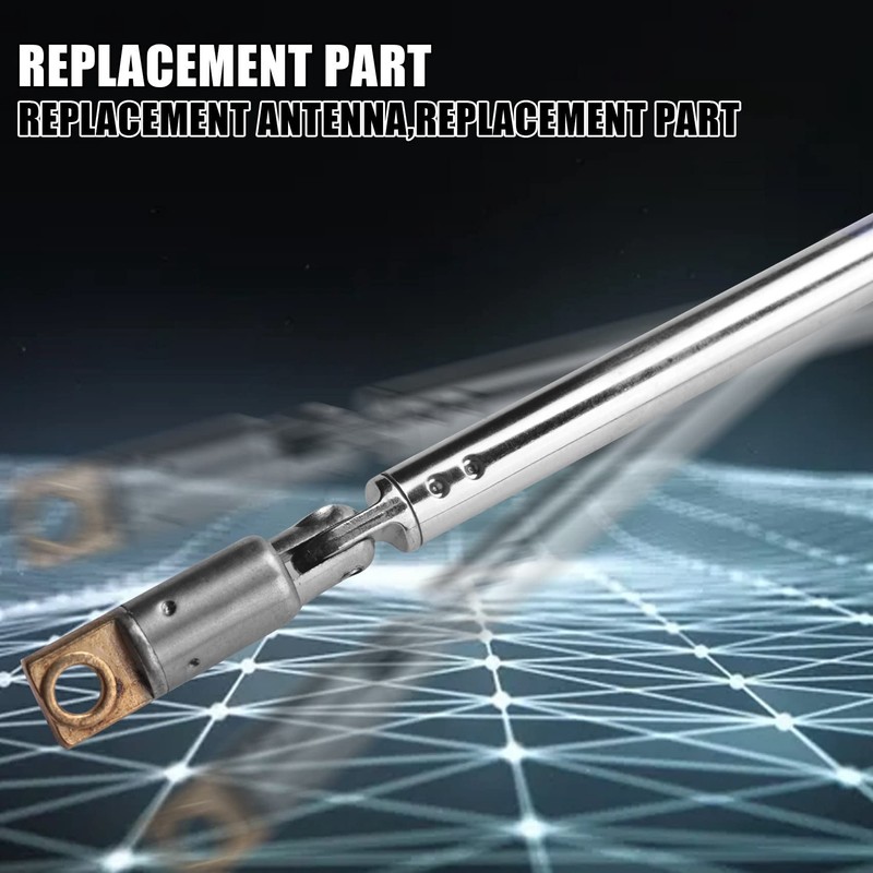 Replacement 49cm 19.3inch 6 Sections Telescopic Antenna Aerial for Radio