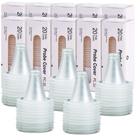 500X Ear Thermometer Probe Covers Refill Caps Lens Filters, Refill Covers Compatible with Braun Ear Thermometer, BPA Free and Disposable Digital Covers for Braun IRT 6520, IRT6020, IRT6500 Series