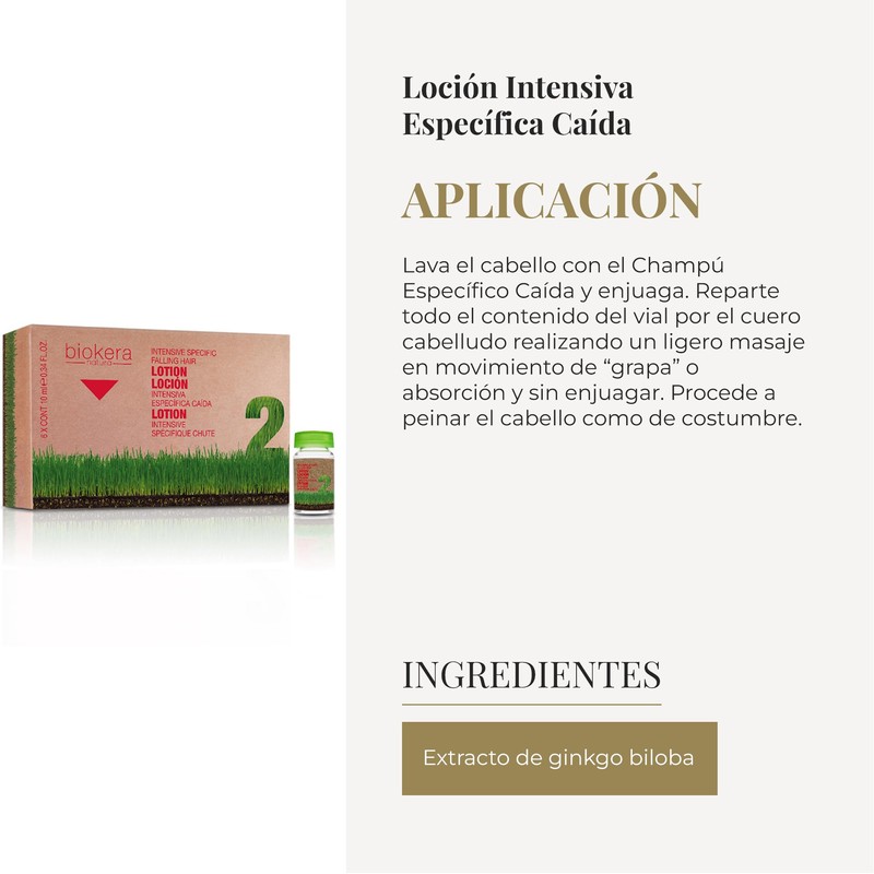 Salerm Biokera Intensive Specific Falling Hair Phials 6x10ml