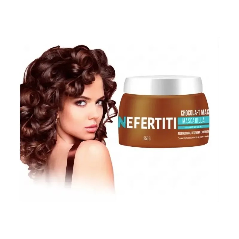Nefertiti Kit Chocolat Max Shampoo +mascarilla +crema Peinar