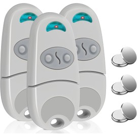 3 Pack 433.92MHz Universal Garage Door Remote Control Compatible with 432EV 2 Channels