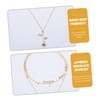 BESPORTBLE Delicate Three Layered Rose Pendant Necklace for Women Stylish
