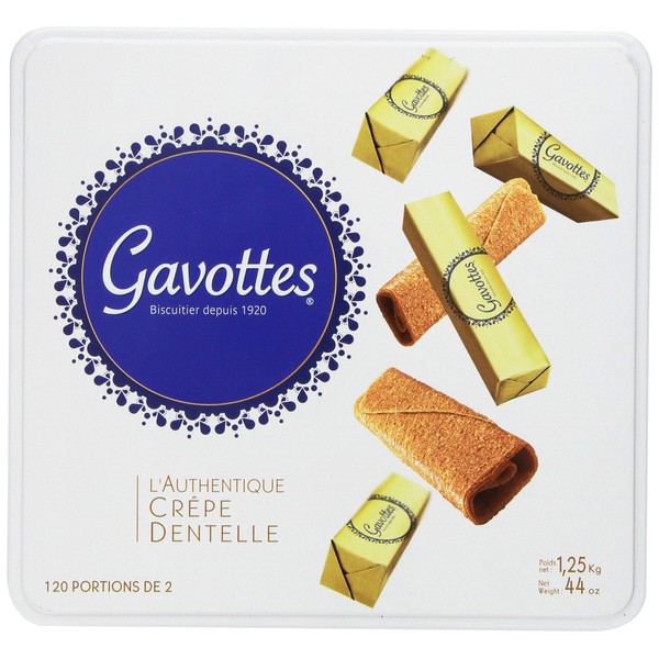 Gavottes - Crispy Lace Crepes from France, 240ct, 44oz