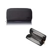 Umbro Tarpaulin Round Zip Long Wallet, black/black