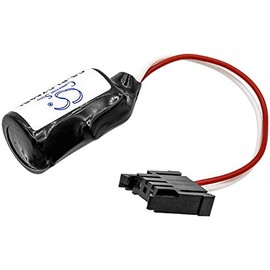 RayVotl Battery Compatible with Allen Bradley ControlLogix Logix 5563, D-2/16, D-2/17, DL20 DataLiner, HHT, Part Number: S91-0200050-W38, GBM-BMS050ABA00, GBM-BMS050AWA00, 1000mAh