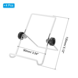 PATIKIL Sprouting Stands, 4 Pcs Stainless Steel Foldable Adjustable Stands Wide Mouth Canning Jars Holders for Growing Sprouting