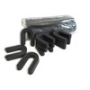 3/8" x 1-1/2" x 2" Black - Plastic Horseshoe Shims