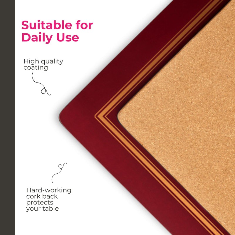 Pimpernel Classic Collection Placemat & Coaster Set – (15.7" x